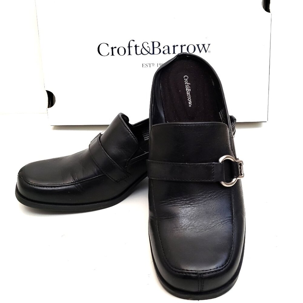 Croft & Barrow: Women's Casual slip on mule; Bette Black; New with box; Size 6M